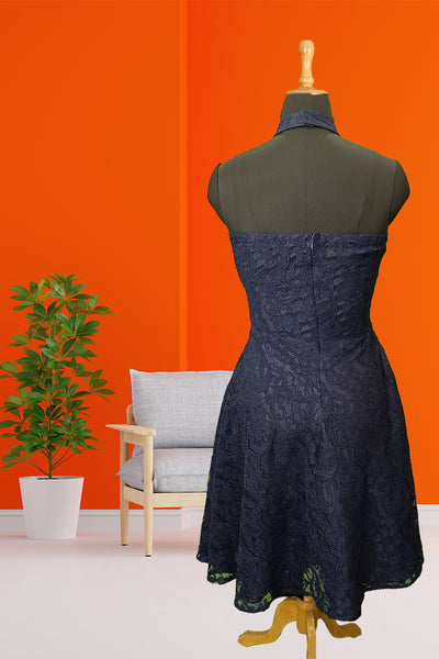 Halter Neck Dress Fabric: Lace  chaitasri
