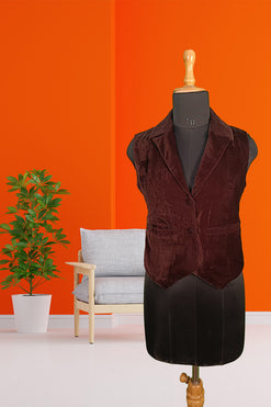 Waistcoat Women Fabric: Velvet