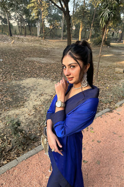 Blue Co-ord Set Fabric: Chinon crape