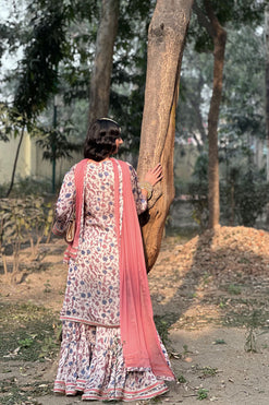 Printed Suit Set Fabric: Georgette Satin