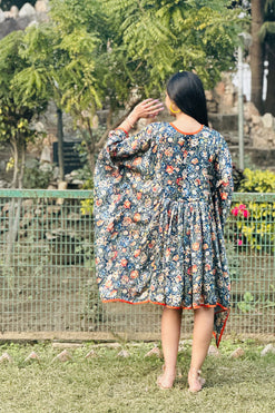 Printed Kaftan Fabric: Georgette Satin